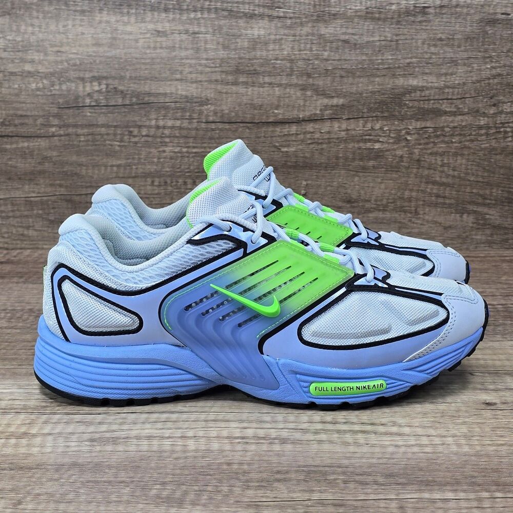 Nike Air Pegasus Wave Men’s Size 8.5 Football Grey Blue Green Shoes (IB0612-006)